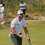 Oh, baby! Sam Burns takes the lead in a British Open he planned to miss