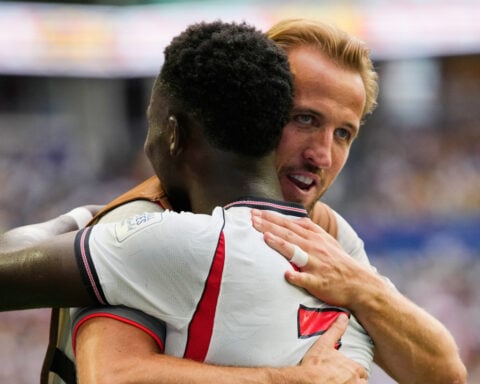 Saka’s hat trick lifts England past Mbappé and France 6-4 in wild World Cup third-place game