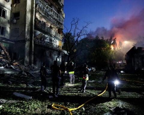 Russian ballistic missiles rock Kyiv, one killed, officials say