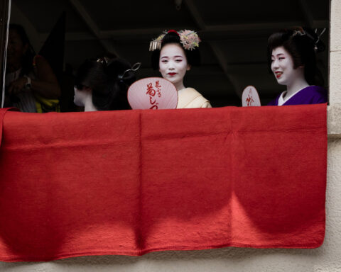 A centuries-old festival in Japan brings Shinto traditions and towering floats to the streets