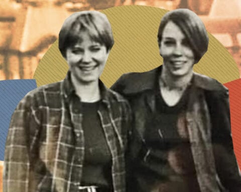 Two American sisters checked into a quaint English B&B. The drama started when the key snapped in the lock