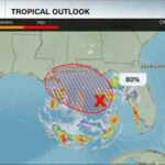 Tropical depression likely to form later today or Monday in the Gulf