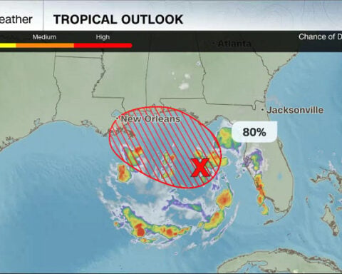 Tropical Depression Two forms in the Gulf, will bring heavy rain and coastal flooding