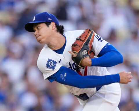 Dodgers two-way star Shohei Ohtani won't pitch for 'some time' because of left knee irritation