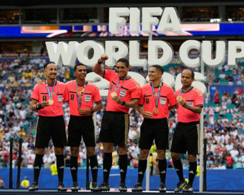 The Latest: Argentina and Spain will face off to lift the World Cup trophy