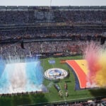 The Latest: Argentina and Spain facing off to lift the World Cup trophy