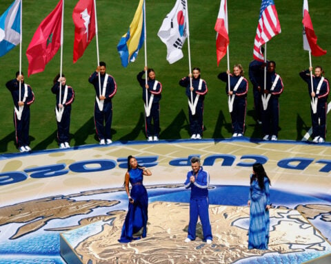 Soccer-With security lines and star-studded spectacle, World Cup prepares for final showdown