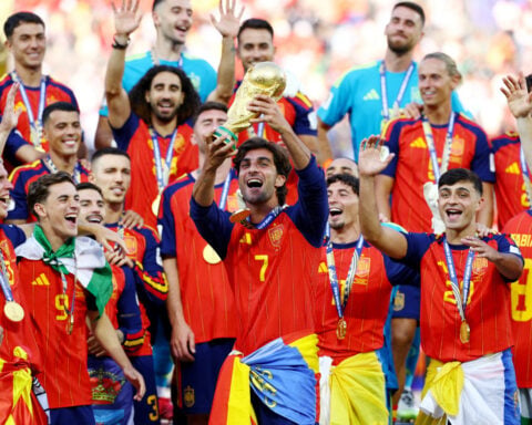 Soccer-Substitute Torres rescues grim final to make Spain world champions
