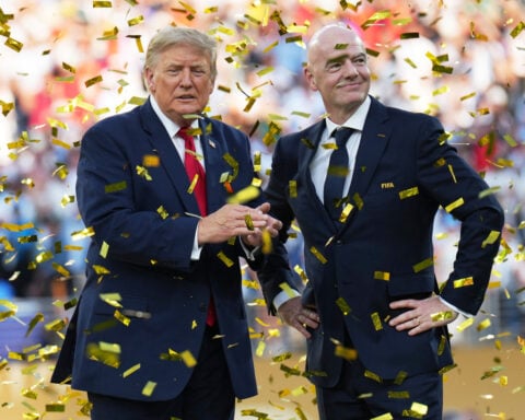 The flight hours and miles of World Cup travels of FIFA's Infantino in numbers