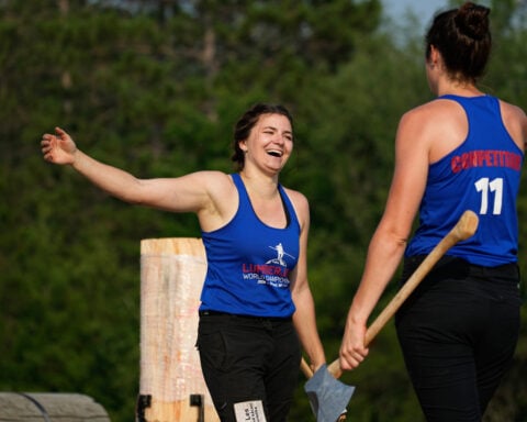 3 women's world records set at the annual Lumberjack World Championships in Wisconsin