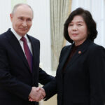 Russia's Putin meets North Korea's top diplomat in Kremlin