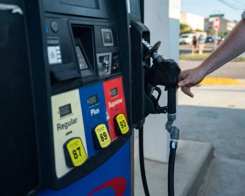 Gas prices back at $4 a gallon