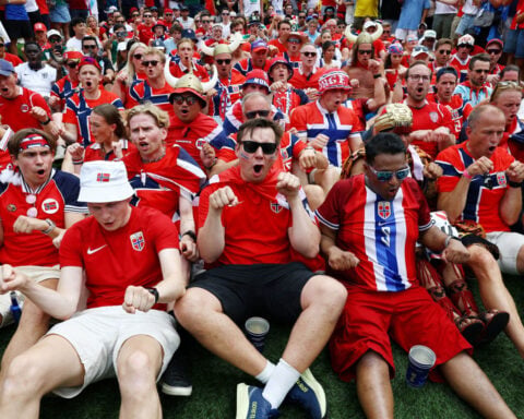 Scotland's "Tartan Army" descends on Miami