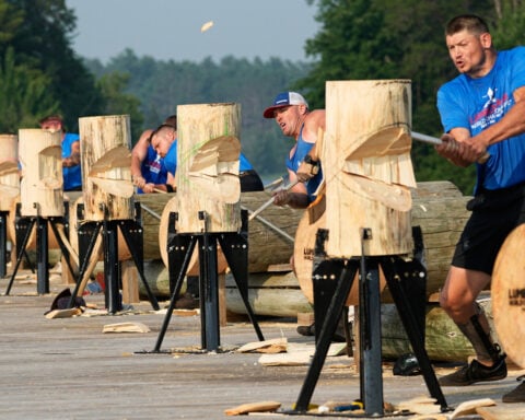 3 women's world records set at the annual Lumberjack World Championships in Wisconsin