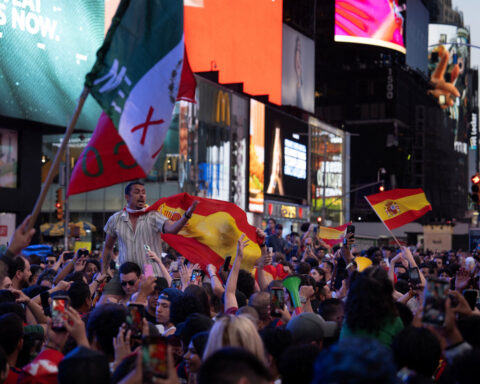 Soccer-'Great American Sleepover' softens US image abroad, but World Cup charm campaign hit some bumps