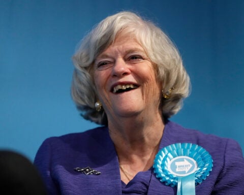 British prosecutors charge a man with murder in the death of former politician Ann Widdecombe