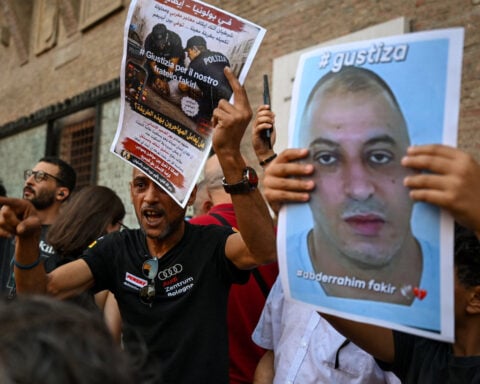 Police clash with protesters in Bologna after man dies during arrest attempt