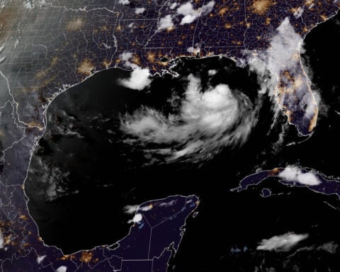 Tropical Storm Bertha drifts toward land as Hurricane Fausto forms in the eastern Pacific