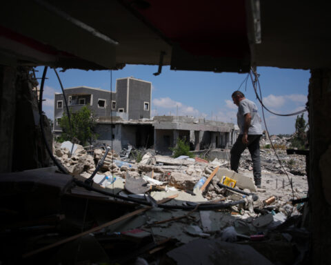 The Latest: Republicans prepare to face voters as the bombing continues