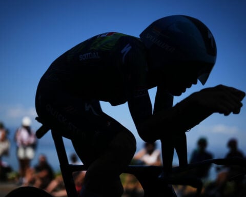 Road rage driver confronts American rider Brandon McNulty before Tour de France time trial