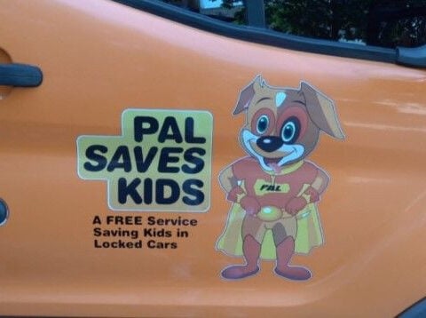 Free service unlocks cars when children are trapped inside