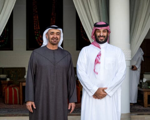 Saudi, UAE officials use social media to signal unity after months of tension