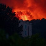 Fast-moving wildfire in southern France forces hundreds to flee