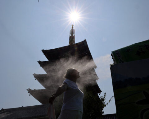 Japan sizzles in first 'brutally hot' days of the year