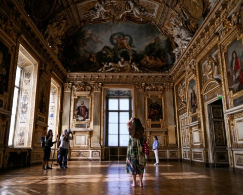 Louvre's Apollo Gallery reopens with no jewelry on display after heist