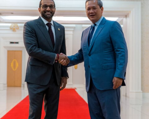 FBI chief hold talks in Cambodia over closer security cooperation to combat online scam crimes