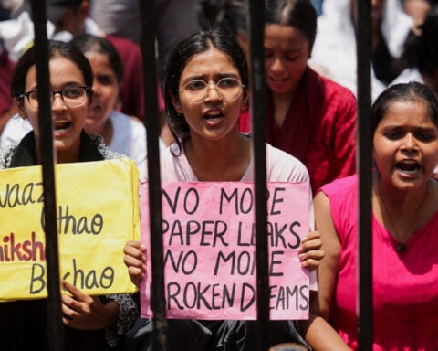 Indian opposition disrupts parliament to support student protesters and pressure Modi