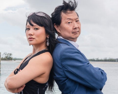 Rei Ami from 'KPop Demon Hunters' and comedian Ken Jeong take a bite out of 'Shark Week'