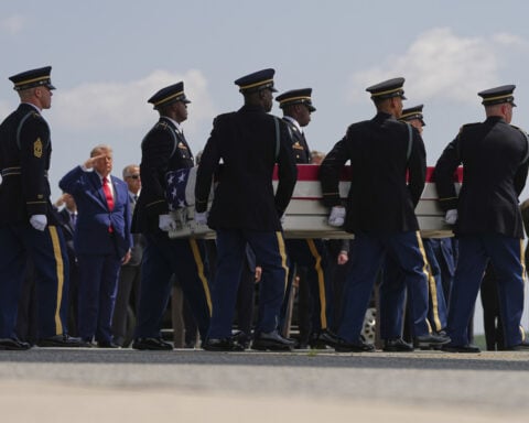Trump pays respects to 4 US service members killed in the Middle East