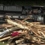 Man and his dog rescued after camper thrown by tornado in Kentucky