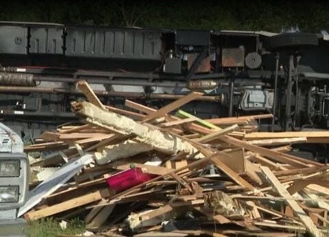 Man and his dog rescued after camper thrown by tornado in Kentucky