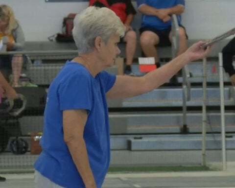 Wisconsin town welcomes the greatest woman horseshoe player