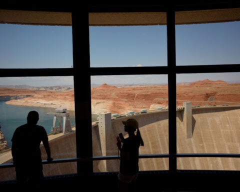 Historically low water level in two crucial US reservoirs threatens water and power for millions