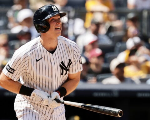 Triolo, Mangum lift Pirates over Yankees 5-3 in doubleheader opener after Cole strikes out 11