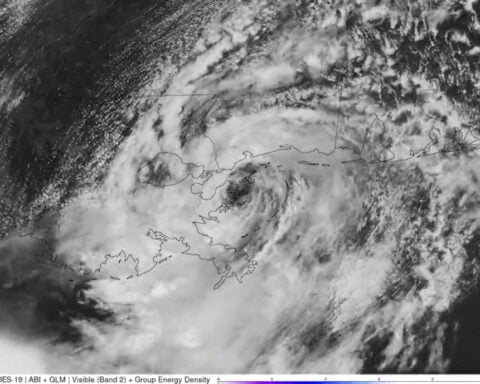 Tropical Storm Bertha makes landfall in St. Bernard Parish, Louisiana