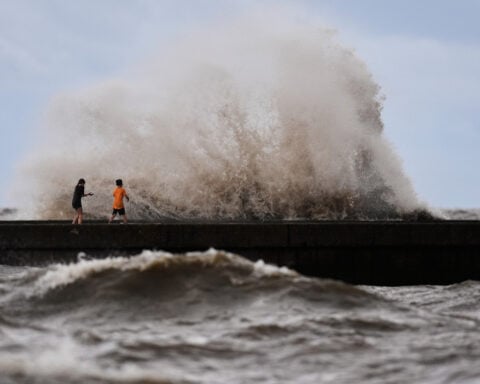 Tropical Storm Bertha makes landfall on southern Louisiana with threatening winds