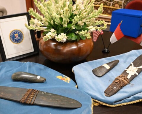 FBI Director Patel returns looted cultural artifacts to Indonesian President Prabowo