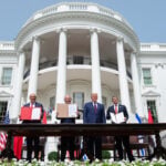 Trump places new condition on signed Saudi nuclear deal, says country must join Abraham Accords