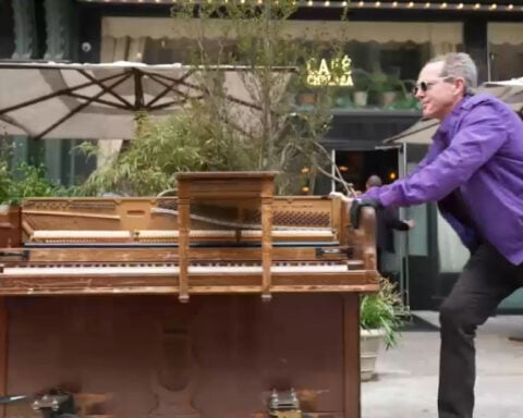 How a musician's 500-pound piano is making music accessible in New York City