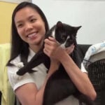 Woman reunited with missing cat after 92 animals rescued from home