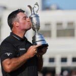 British Open winner Ryan Fox arrives back in New Zealand, hankering for sleep and a pie