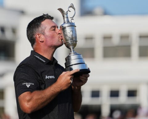 British Open winner Ryan Fox arrives back in New Zealand, hankering for sleep and a pie