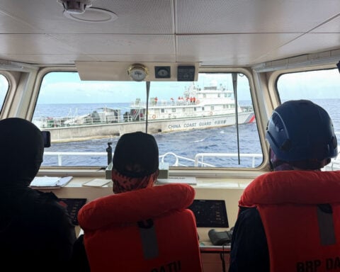 Chinese ship shoots water cannon at Philippine vessel with CNN crew on board near flashpoint shoal