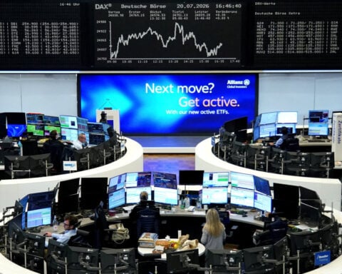 European shares gain as SAP lifts tech stocks; Middle East on watch