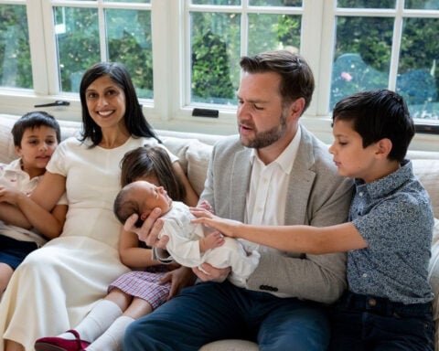 JD and Usha Vance share photos of new baby Alec