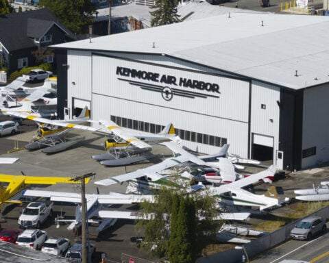 A seaplane crashes into a remote island north of Seattle. But all 11 on board are rescued